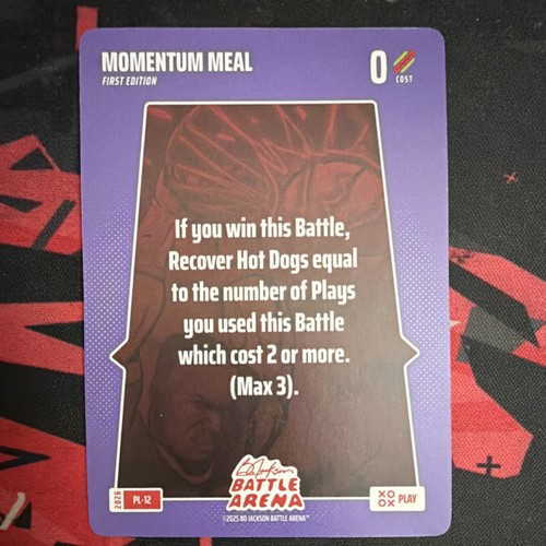 Momentum Meal First Edition Bo Jackson Battle Arena PL-12 Regular English 2025