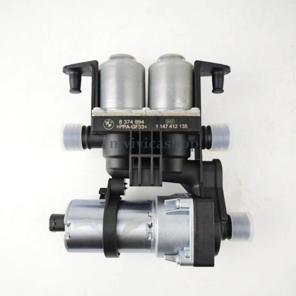 Heater Control Valve 64118374994 With Auxiliary Water Pump For BMW E38 E39 528i - Изображение 3 из 4