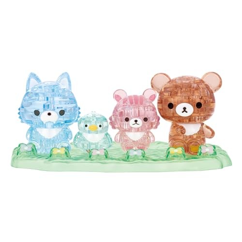 Beverly 76-Piece Crystal Puzzle Rilakkuma Chairoy Koguma and Friends 50315 New - Picture 6 of 15
