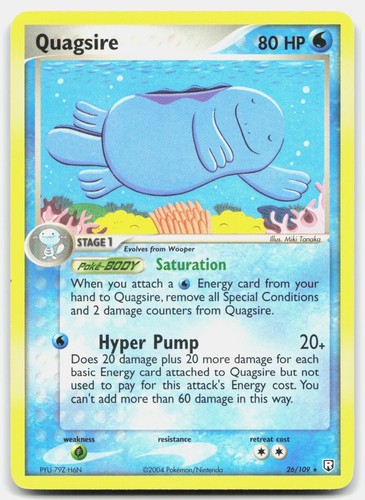 Quagsire 26/109 Team Rocket Returns Pokemon LP