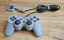 OEM Sony PlayStation PS1 Dualshock Controller SCPH-1200 Gray *TESTED*