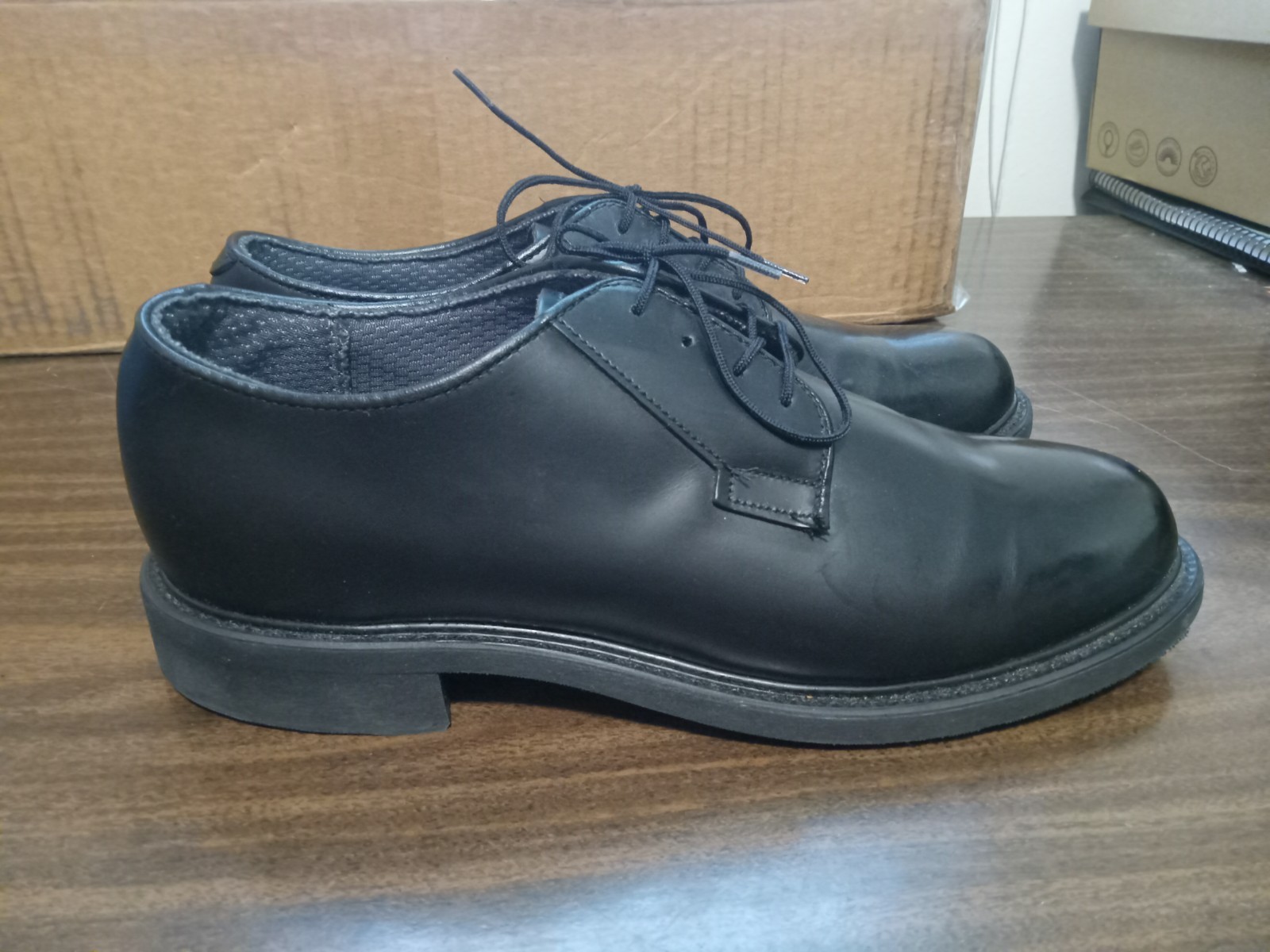 Bates Vibram Sole Leather Oxford Dress Shoes Men's Size N