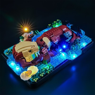 LED Licht Kit für Lego Ideas 21366 Schwimmende Otter Dekor Beleuchtungs