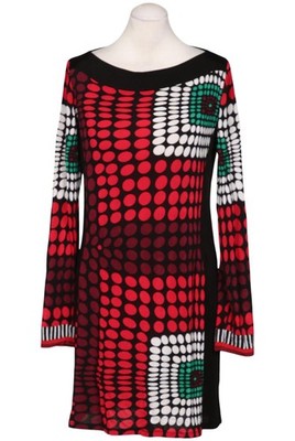 Comma Kleid Damen Dress Damenkleid Gr. EU 40 Mehrfarbig #atwfmwl