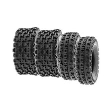 SunF 21x7-10 20x10-9 Sport Race ATV UTV Knobby Tire 6 PR A027 - BUNDLE