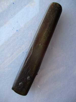 Antique Dagger Folding Pocket Knife Carbon Steel Blade, Wood Handle, ca1900