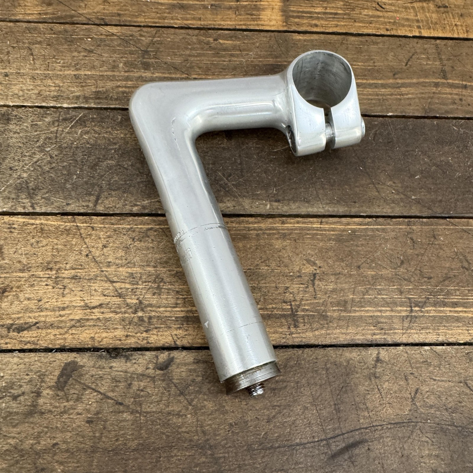 Vintage Cinelli Quill Stem 26.4 Clamp 80mm Silver Italy Road