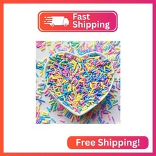 EHOPE 50g Fake Sprinkles Resin Sprinkles Fake Candy Sprinkles Clay Sprinkles Pol