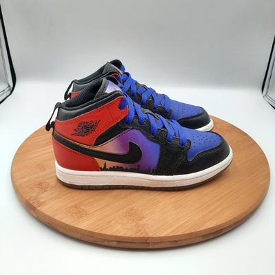 #ad Nike Air Jordan 1 Mid SE Toddler Size 11C Skyline Sunset Basketball Sneakers $39.99
