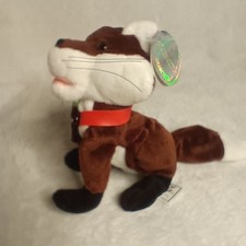Vtg 1999 Coca Cola International Fox Fannie Germany Plush Beanies Collectible