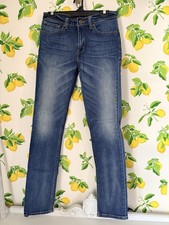 Vintage Levis 510 Jeans Mens 31x32 Blue Denim Super Skinny Straight