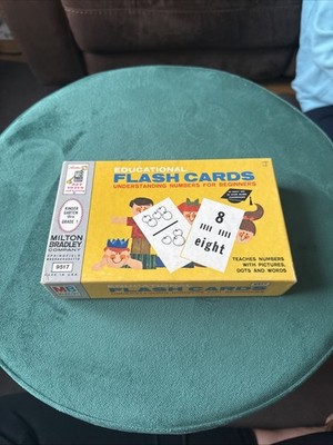 1964 Milton Bradley Multiplikation Flash Cards 9517 Vintage Homeschool