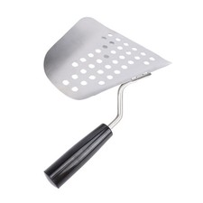 Perforated Popcorn Scoop Stainless Steel French Fry Quick Fill Tool For Comm NEW