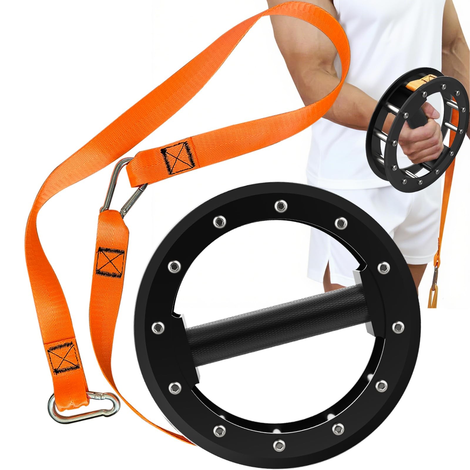 Exercise Rotation Bar Wrist Rotation Exerciser,Forearm Bar for Pronation/Supination,Pronator ...