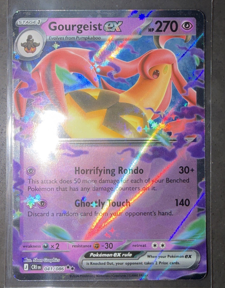 Pokemon Gourgeist ex 41/86 Chaos Rising  NM