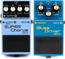 Boss CH-1 Stereo Super Chorus Pedal  Boss BD-2 Value Bundle