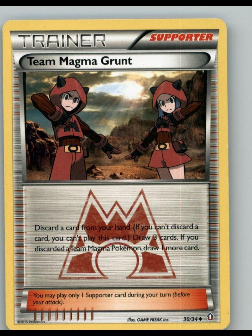 Double Crisis 30/34 Team Magma Grunt LP