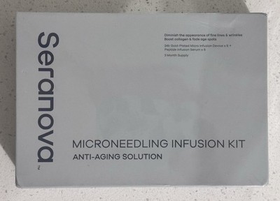 Seranova Micro Infusion Kit Anti Aging Solution 3-Month Exp.2028 New Sealed