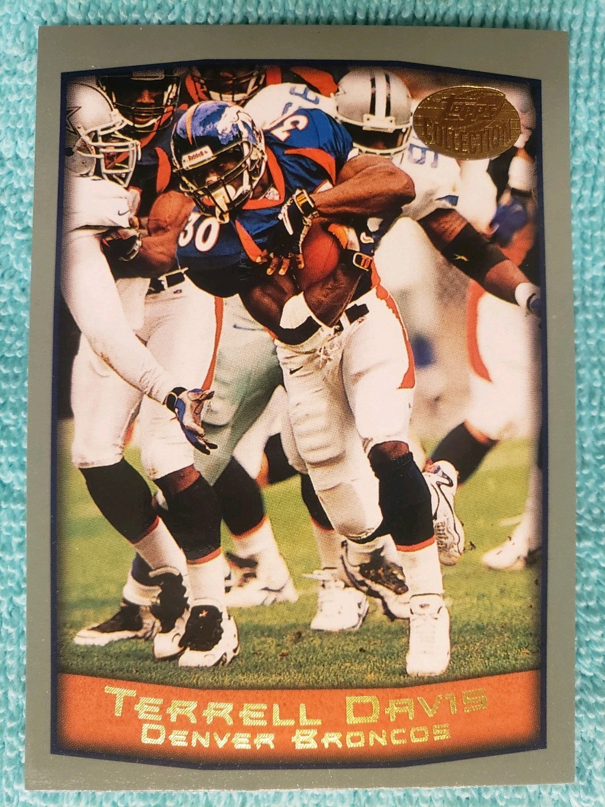 1999 TOPPS COLLECTION TERRELL DAVIS #1 DENVER BRONCOS 