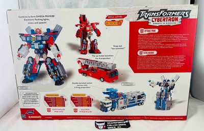 Figurines Custom Transformers – Leader Class Ultra Magnus & Optimus Prime – Takara