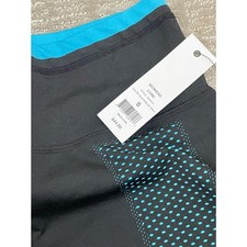 Zelos Womens Leggings Black and Blue Spotted ...