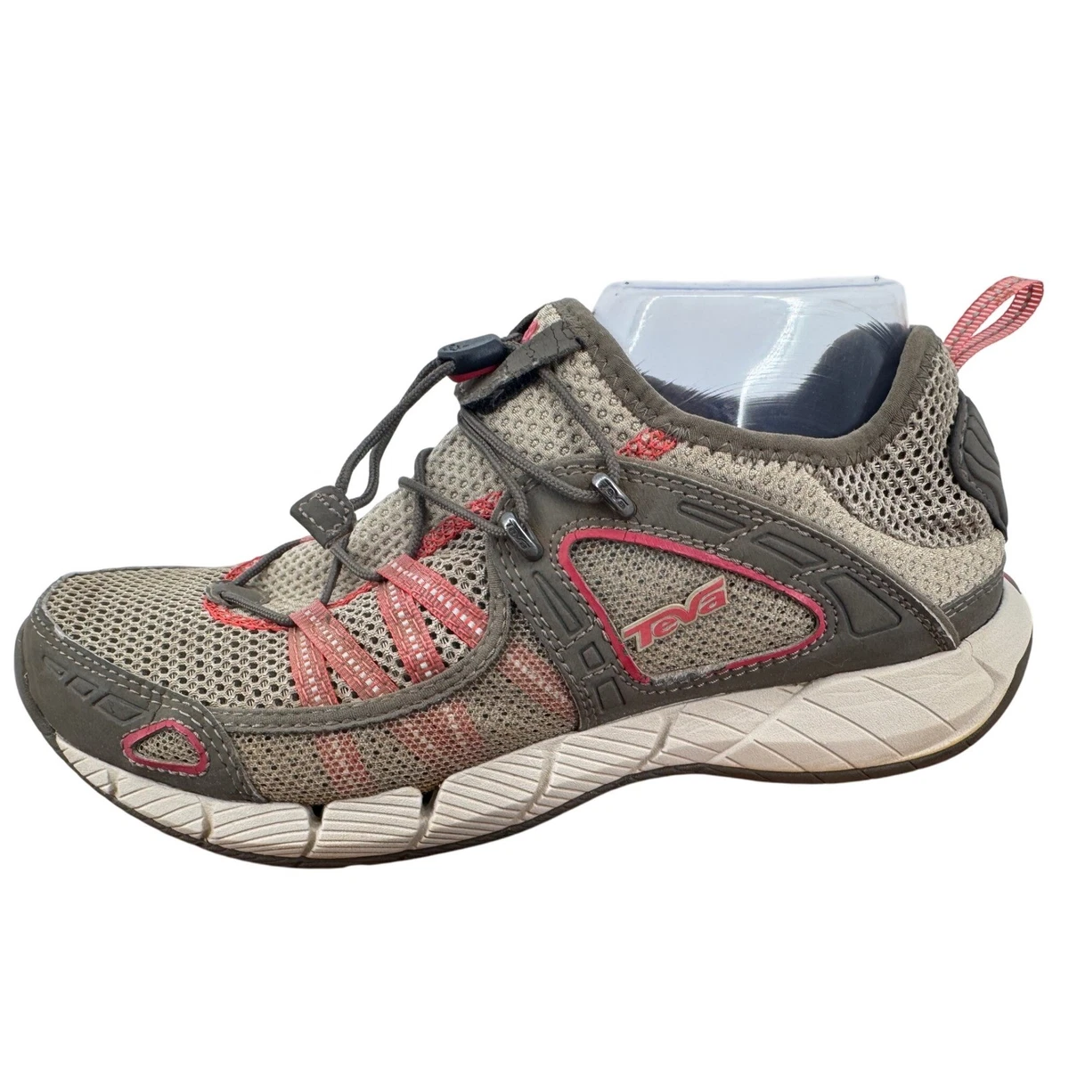 Teva Evo Red Gray Mesh Water Shoes Mens Size 9 Athletic Sneakers Lace Up Comfort Teva Terrawave Bungee Cord Sneakers - All Gender – MyCozyBoots main image 2