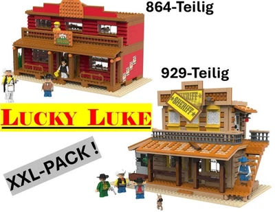 Playtive Lucky Luke Sheriff´s Office / Saloon Klemmbausteine LEGO kompatibel NEU - Bild 1 von 4