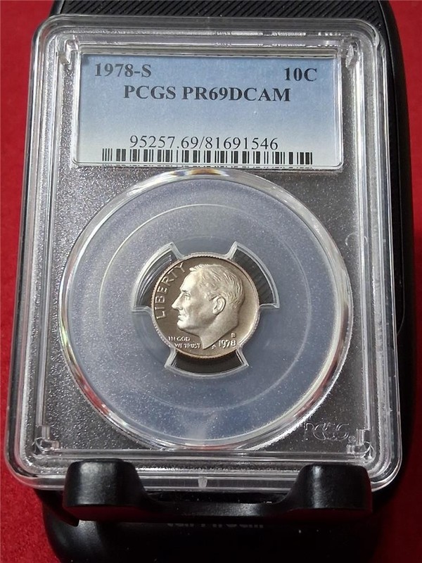 1978-S 10C PCGS PR 69DCAM ROOSEVELT DIME                                #MF-4181
