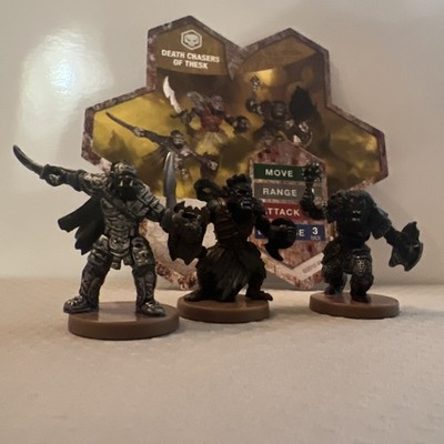 Heroscape Death Chasers of Thesk Figures & Card Wave 13 Moltenclaw's Invasion MN