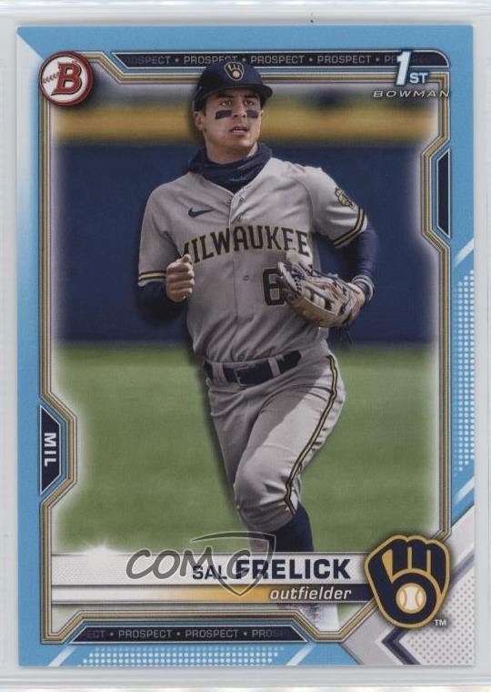 2021 Bowman Draft Sky Blue 322/499 Sal Frelick #BD-172 11qz