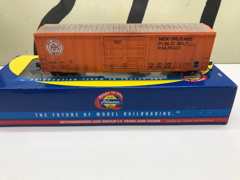 Athearn Ho Scale New Orleans Public Belt RR 50' FMC Boxcar Rd #4183 RTR - Image 4 of 4