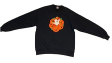 Vintage Jerzees Sweatshirt Halloween pumpkin Ghosts Made In USA Large Women s
