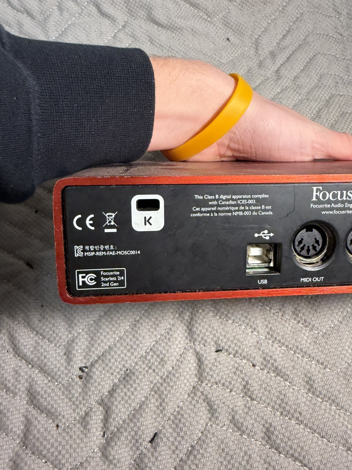 Focusrite Scarlett 2i4 2nd Gen 2 Channels USB Audio Interface