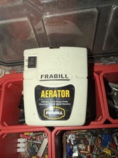 Frabill Whisper Quiet Portable Aerator Air Pump Bait Minnow #1423 Working