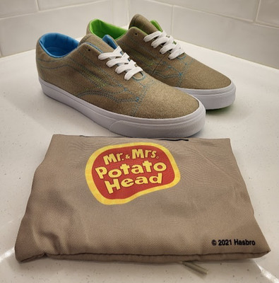 UNRELEASED Vans x Hasbro Mr. & Mrs. Potato Head  Felt Tan Mens Size 9 RARE