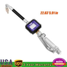 Digital Oil Gun With Flow Meter Quantitative Oil Dispensing Gun For Gas Station