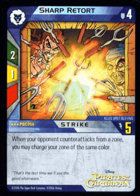 Sharp Retort - Dead Man's Chest - Pirates of the Caribbean TCG
