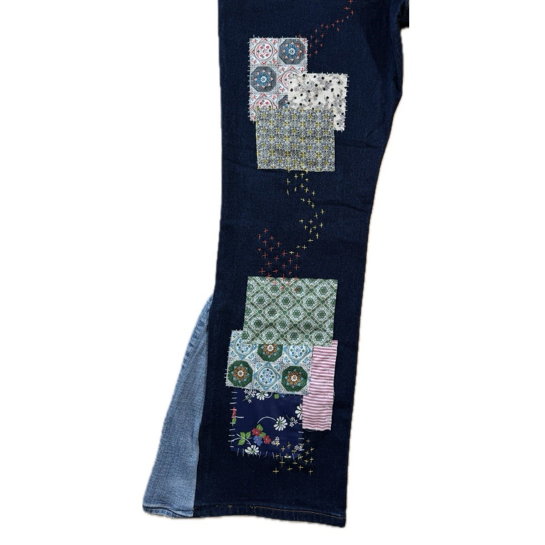 1930’s Vintage Patchwork Denim - image 12