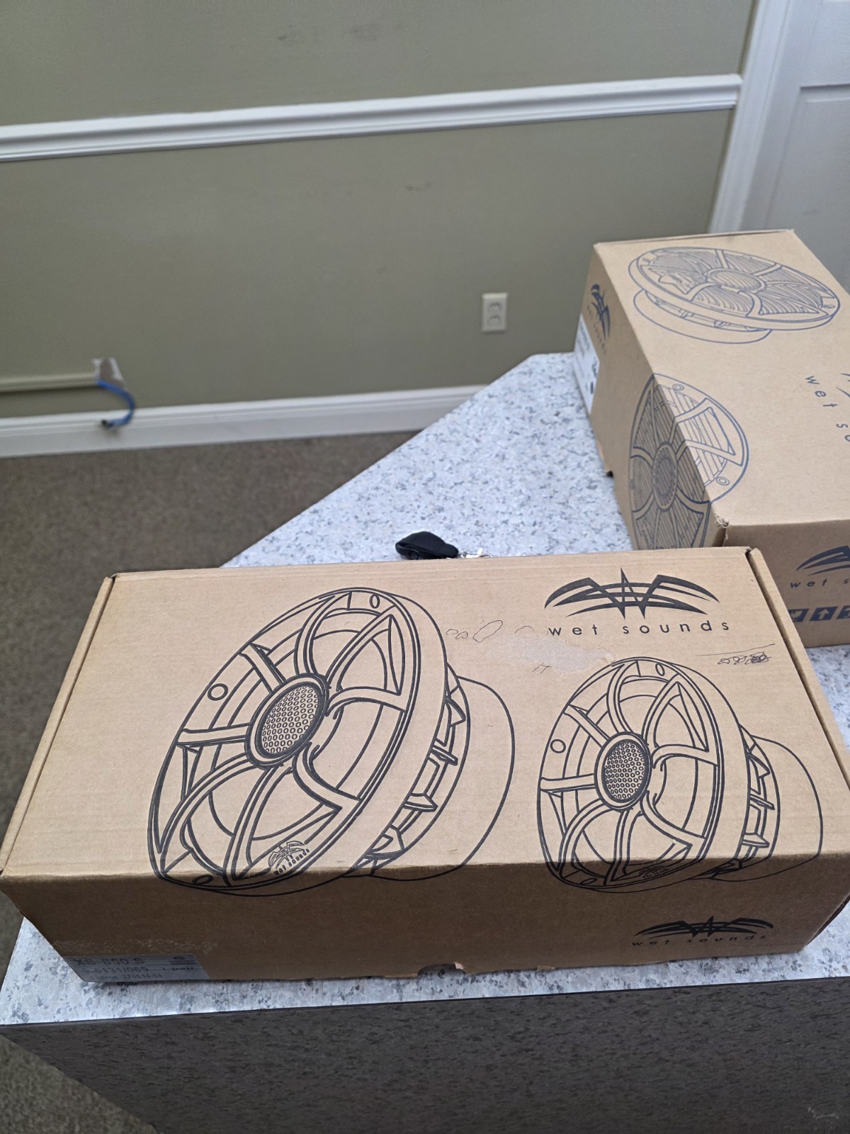 Wet Sounds XS Series Silver Grill 6.5" Speakers with 200 Watt Peak Power xs-650 