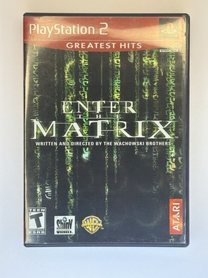 Enter the Matrix (Sony PlayStation 2, 2003) Complete With Manual Stickers CIB