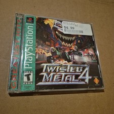 Twisted Metal 4 - Greatest Hits/Green Label (Sony PlayStation 1, 2000)- CIB