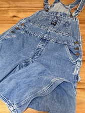 Women s Key Denim Bibs Carpenter Overalls Sz 6 reg