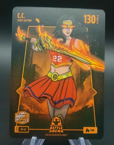 Bo Jackson Battle Arena Battlefoil Fire C.C. BF-43 Caitlin Clark Rookie 1st Ed.