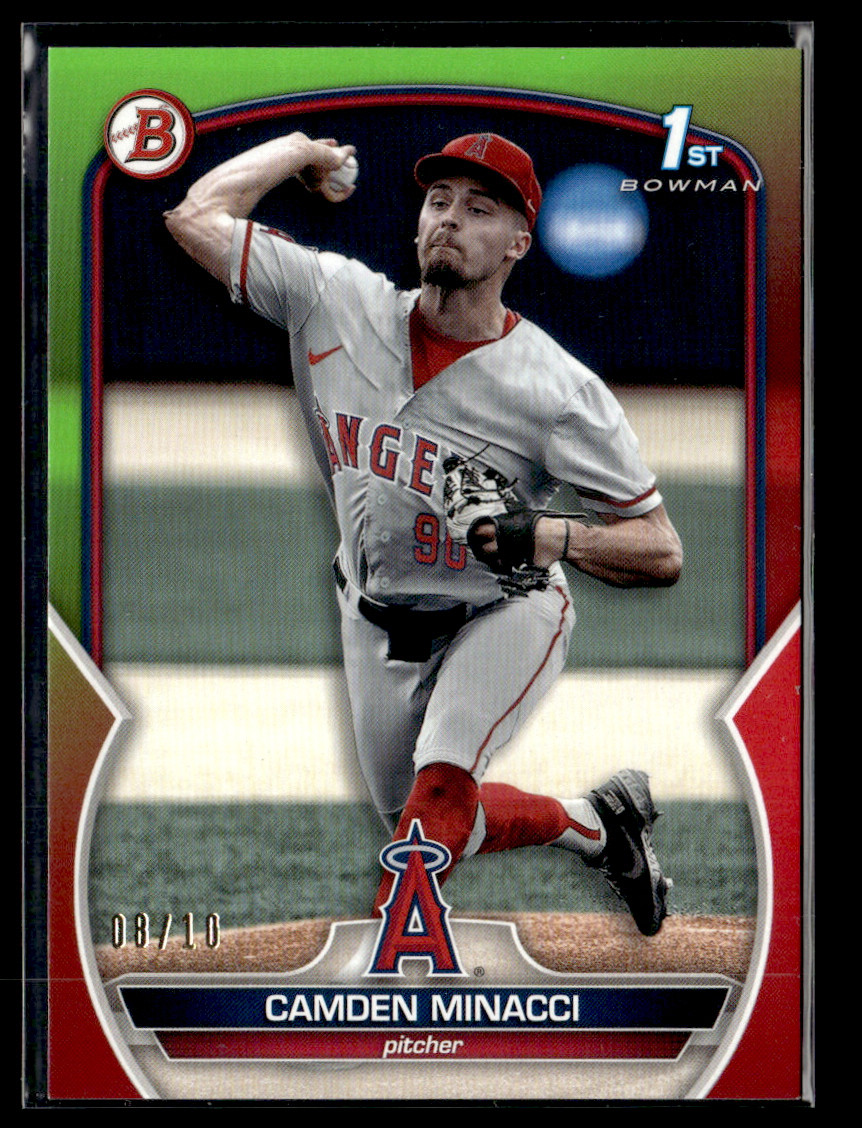Camden Minacci 2023 Bowman Draft Red Green Gradient 8/10 #BD-23