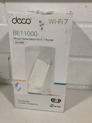 TP-Link Deco BE11000 Tri-Band Wi-Fi 7 Whole Home Mesh Router System 1-Pack