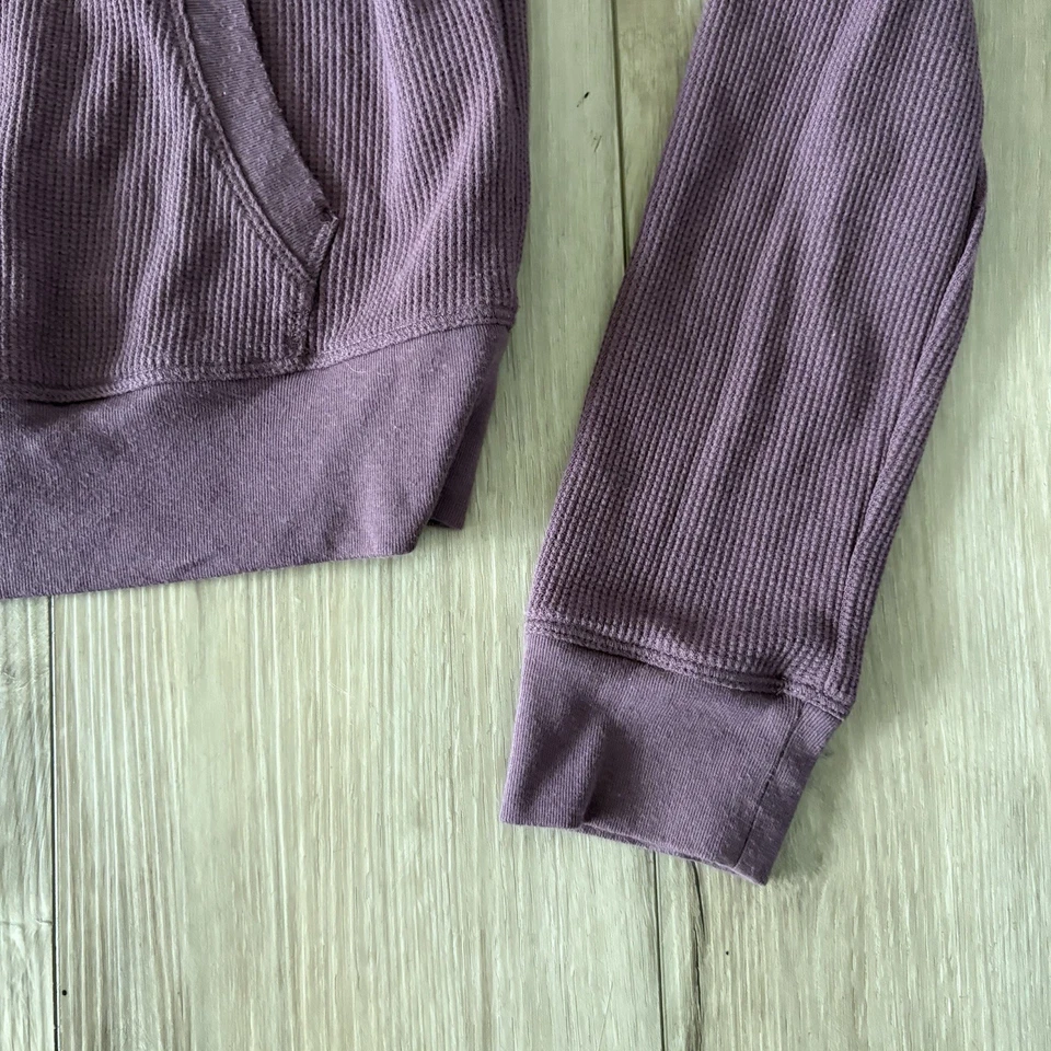 Calvin Klein Performance Stretch Light Full Zip Hoodie Womens Small Purple - Image 2 of 4