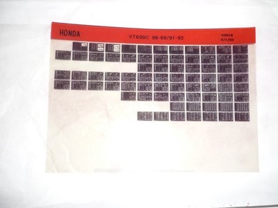 Honda XRV 750P R S T V Microfiche Motorrad Original Ersatzteilekatalog 1996