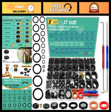 1075 Pcs Faucet Washers  O-Rings Kit - Universal Rubber Plumbing Seal Repair