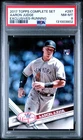2017 Topps Complete Aaron Judge Exclusives Running Rookie RC #287 PSA 8 NM-MT