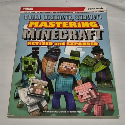 Mastering Minecraft Revised & Expanded Prima Strategy Guide Paperback Book 2015